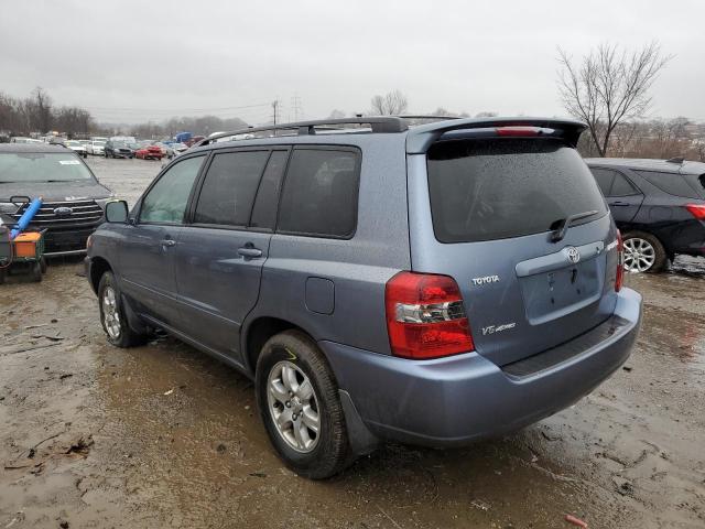 JTEEP21A470210580 - 2007 TOYOTA HIGHLANDER SPORT BLUE photo 2