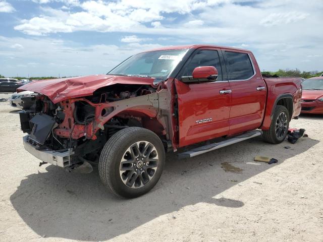 5TFJC5DB0PX024742 - 2023 TOYOTA TUNDRA CREWMAX LIMITED RED photo 1