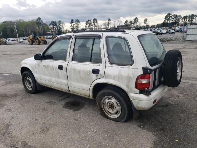 KNDJB723815065102 - 2001 KIA SPORTAGE WHITE photo 2