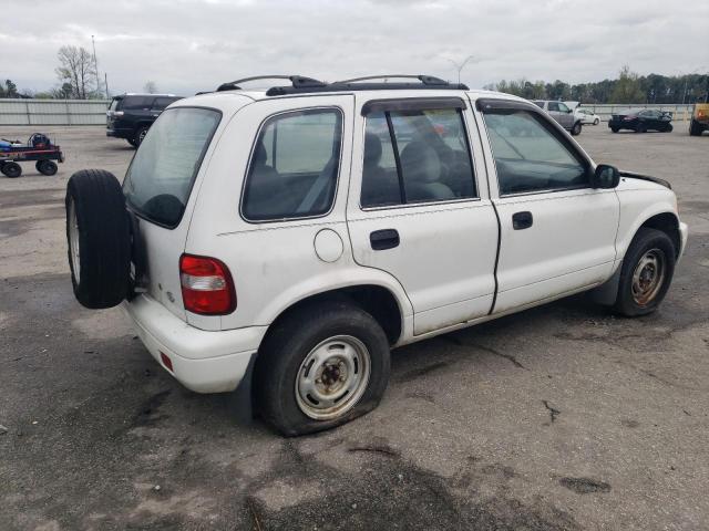 KNDJB723815065102 - 2001 KIA SPORTAGE WHITE photo 3