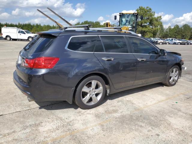 JH4CW2H68EC000591 - 2014 ACURA TSX TECH GRAY photo 3