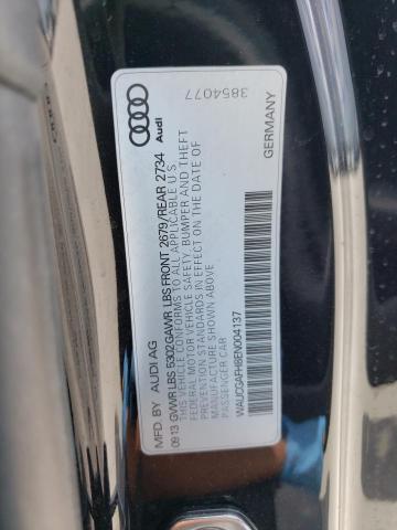 WAUCGAFH8EN004137 - 2014 AUDI S5 PREMIUM PLUS 黑色 照片 12