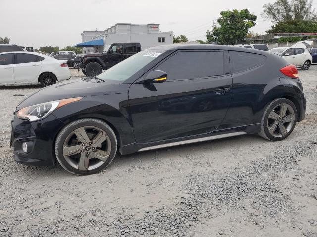 KMHTC6AE0DU102197 - 2013 HYUNDAI VELOSTER TURBO BLACK photo 1