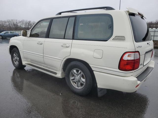 JTJHT00W923515088 - 2002 LEXUS LX 470 CREAM photo 2