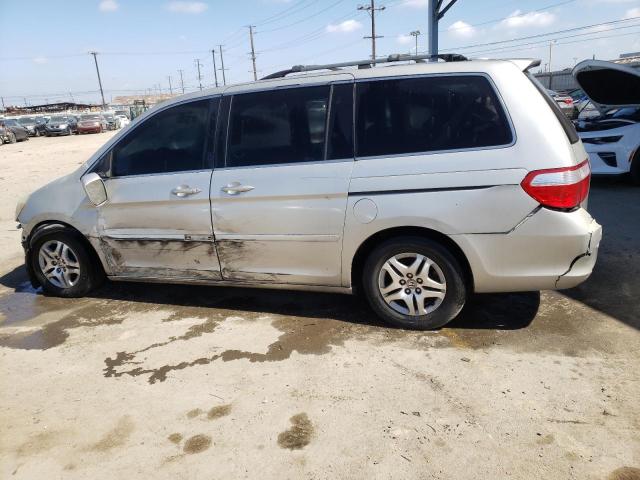 5FNRL38785B045813 - 2005 HONDA ODYSSEY EXL SILVER photo 2