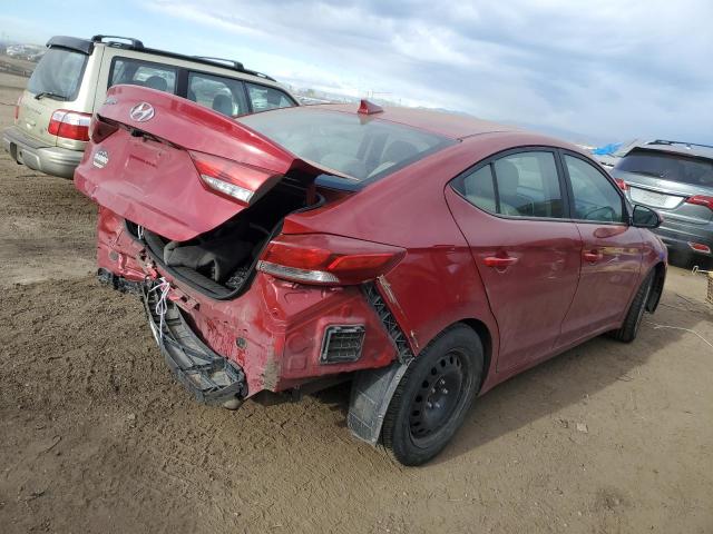 KMHD84LF7HU382979 - 2017 HYUNDAI ELANTRA SE RED photo 3