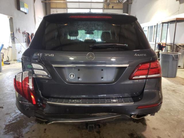 4JGDA5HBXGA662640 - 2016 MERCEDES-BENZ GLE 350 4MATIC GRAY photo 6