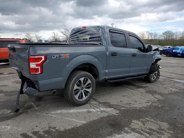 1FTEW1EP6KKD26361 - 2019 FORD F150 SUPERCREW GRAY photo 3
