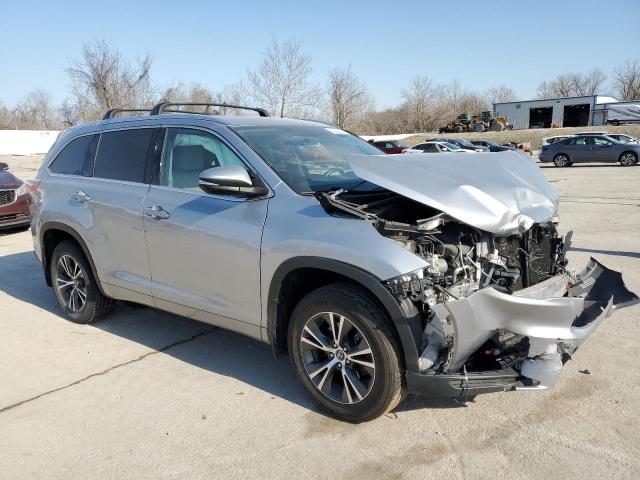 5TDJKRFH4GS502937 - 2016 TOYOTA HIGHLANDER XLE SILVER photo 4