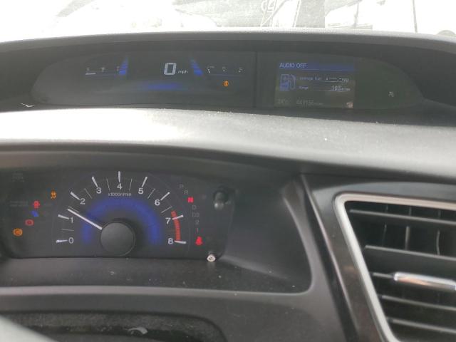 2HGFB2F43DH018733 - 2013 HONDA CIVIC LX BLACK photo 9