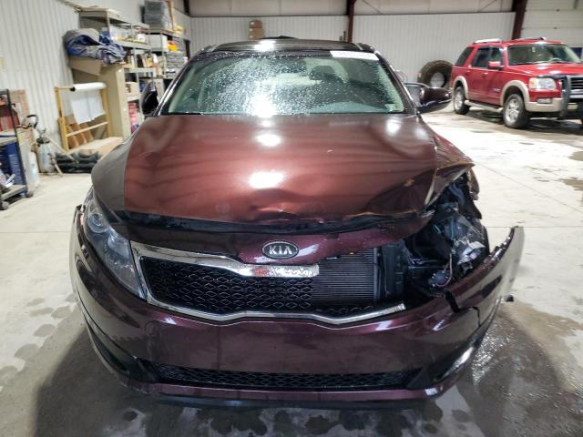 KNAGN4A77B5113112 - 2011 KIA OPTIMA EX BURGUNDY photo 5