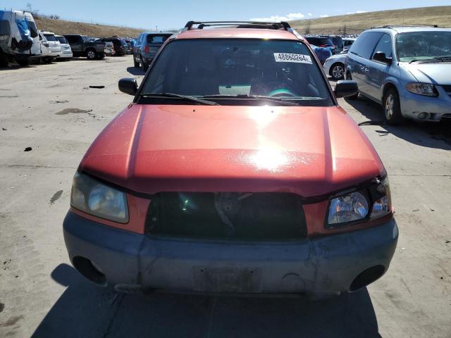 JF1SG63604H743990 - 2004 SUBARU FORESTER 2.5X RED photo 5
