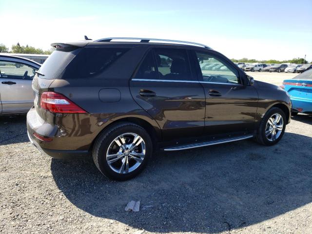 4JGDA5HB9DA184349 - 2013 MERCEDES-BENZ ML 350 4MATIC CHARCOAL photo 3