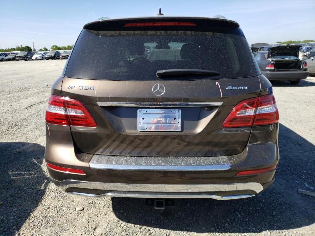 4JGDA5HB9DA184349 - 2013 MERCEDES-BENZ ML 350 4MATIC CHARCOAL photo 6