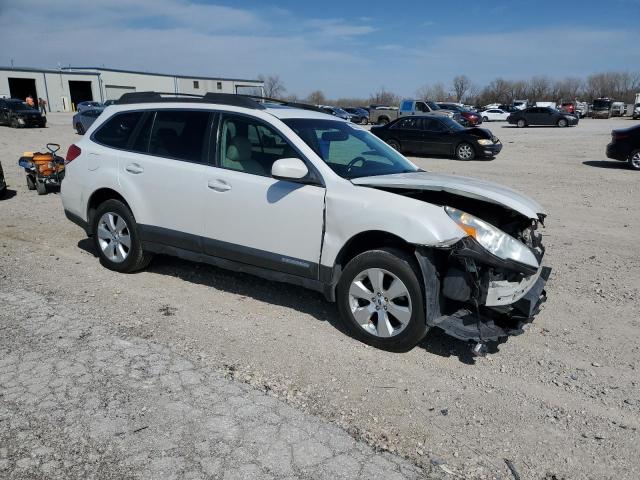 4S4BRBKC4C3206521 - 2012 SUBARU OUTBACK 2.5I LIMITED WHITE photo 4