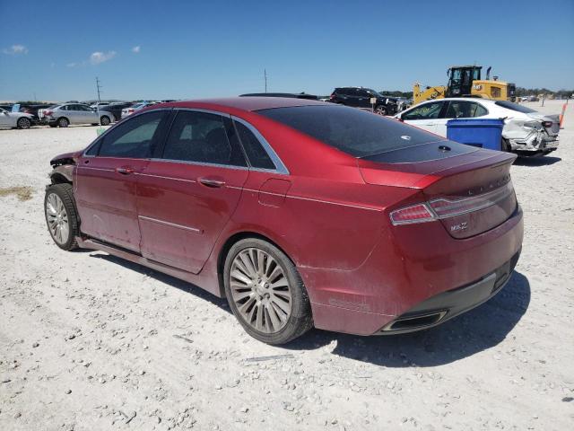 3LN6L2GK2DR804483 - 2013 LINCOLN MKZ RED photo 2