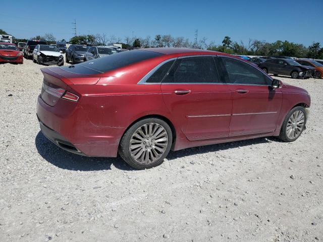 3LN6L2GK2DR804483 - 2013 LINCOLN MKZ RED photo 3