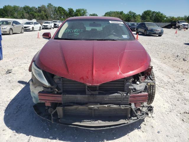 3LN6L2GK2DR804483 - 2013 LINCOLN MKZ RED photo 5