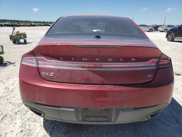 3LN6L2GK2DR804483 - 2013 LINCOLN MKZ RED photo 6