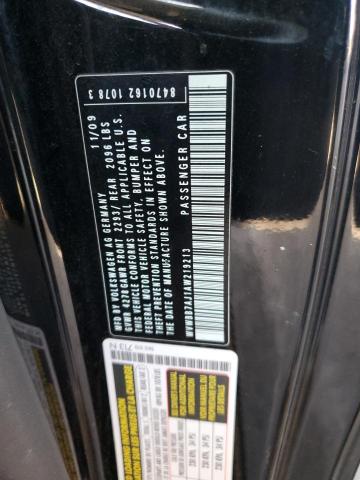 WVWBB7AJ1AW219213 - 2010 VOLKSWAGEN GOLF BLACK photo 12