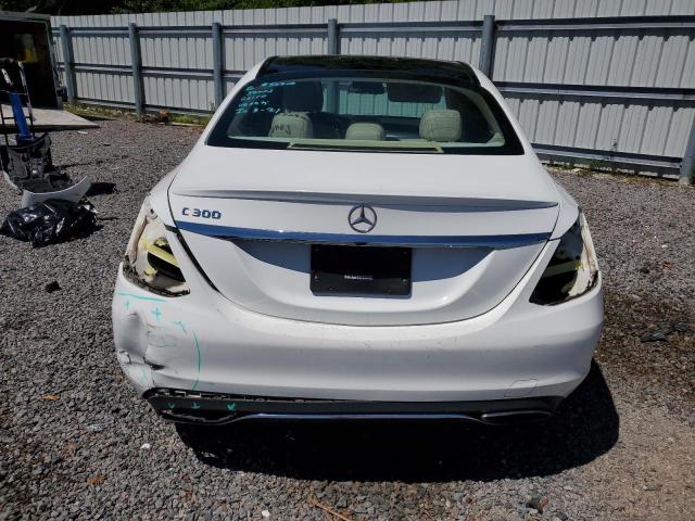 55SWF4JB1GU140858 - 2016 MERCEDES-BENZ C 300 WHITE photo 6