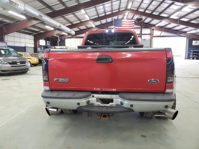 1FTWW33P93EC55871 - 2003 FORD F350 SUPER DUTY RED photo 6