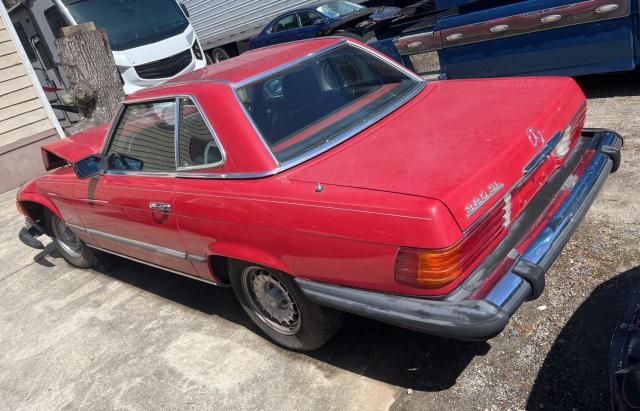 WDBBA45C1FA026639 - 1985 MERCEDES-BENZ 380 SL RED photo 3