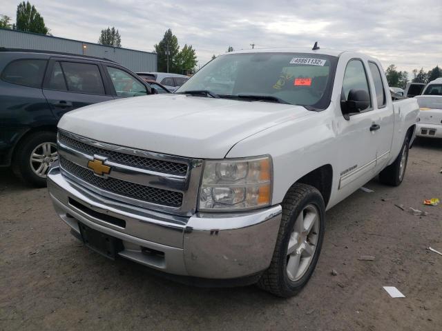 1GCRKREA5CZ294616 - 2012 CHEVROLET SILVERADO K1500 LS WHITE photo 2