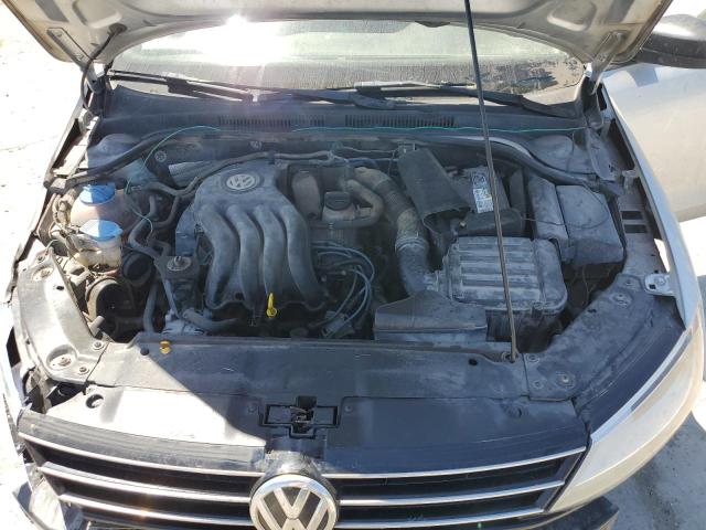 3VW2K7AJ6FM413210 - 2015 VOLKSWAGEN JETTA BASE SILVER photo 11