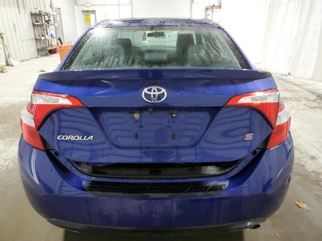 2T1BURHE0GC677373 - 2016 TOYOTA COROLLA L BLUE photo 6