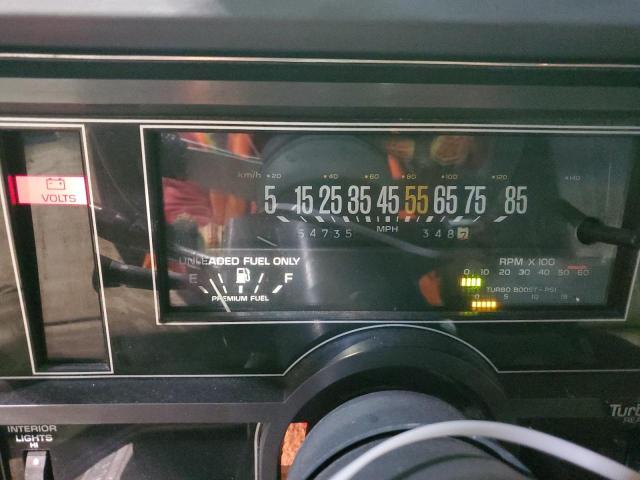 1G4GJ1176HP455902 - 1987 BUICK REGAL 黑色 照片 9