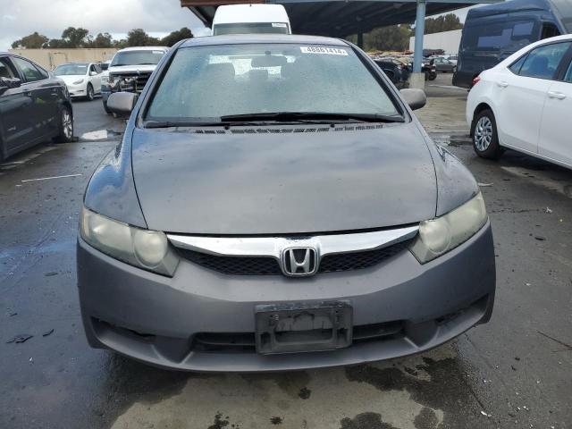 19XFA16569E050454 - 2009 HONDA CIVIC LX GRAY photo 5