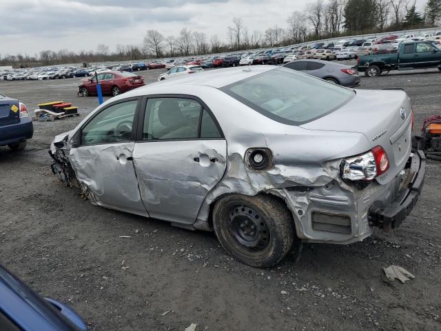 2T1BU40E49C018455 - 2009 TOYOTA COROLLA BASE SILVER photo 2