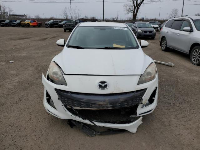 JM1BL1H53A1296066 - 2010 MAZDA 3 S WHITE photo 5