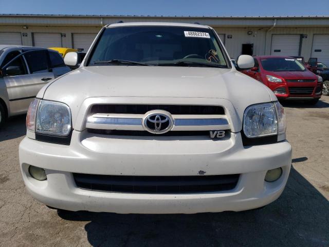 5TDBT48A55S254280 - 2005 TOYOTA SEQUOIA LIMITED WHITE photo 5
