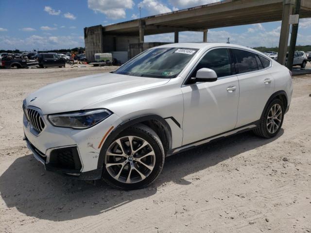 5UXCY6C01M9E57584 - 2021 BMW X6 XDRIVE40I WHITE photo 1