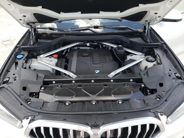 5UXCY6C01M9E57584 - 2021 BMW X6 XDRIVE40I WHITE photo 12