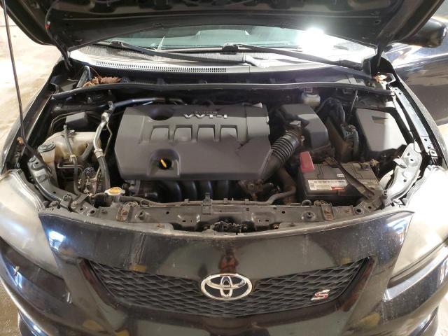 2T1BU40E39C165768 - 2009 TOYOTA COROLLA BASE შავი ფოტო 11