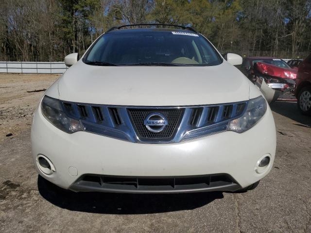 JN8AZ1MU1AW004753 - 2010 NISSAN MURANO S WHITE photo 5