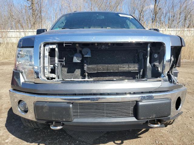 1FTFX1EF5DFD39980 - 2013 FORD F150 SUPER CAB GRAY photo 5