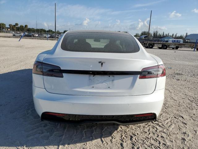5YJSA1E54NF467141 - 2022 TESLA MODEL S 白色 照片 6