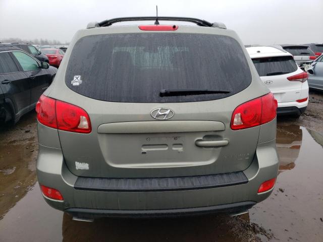 5NMSG73D07H034199 - 2007 HYUNDAI SANTA FE GLS GREEN photo 6