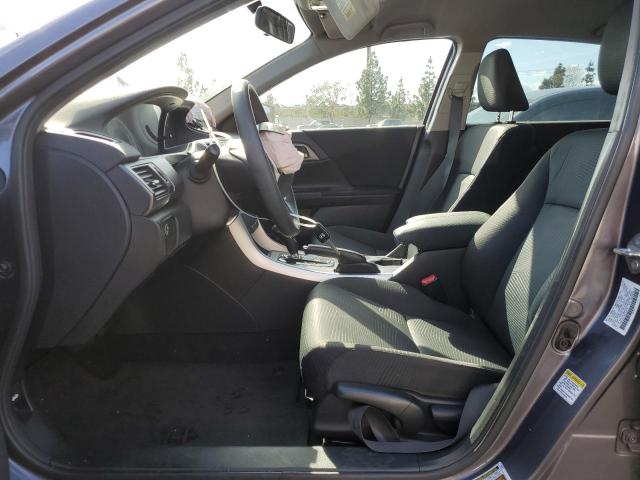 1HGCR2F33FA123473 - 2015 HONDA ACCORD LX GRAY photo 7