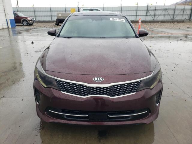 5XXGU4L32JG213404 - 2018 KIA OPTIMA EX BURGUNDY photo 5