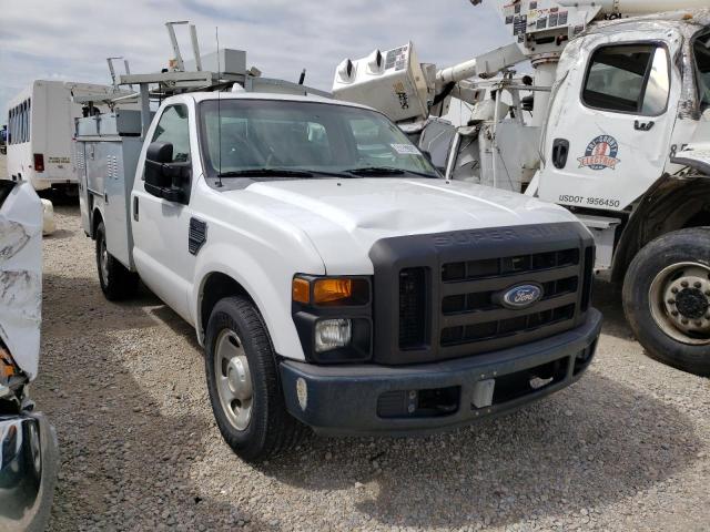 1FDSF30558EC32835 - 2008 FORD F350 SRW SUPER DUTY WHITE photo 4