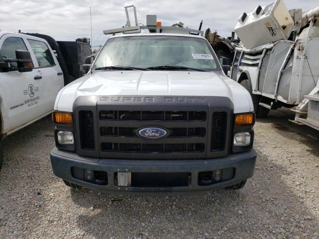 1FDSF30558EC32835 - 2008 FORD F350 SRW SUPER DUTY WHITE photo 5