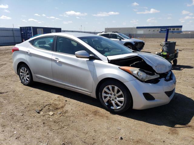 KMHDH4AE9DU555468 - 2013 HYUNDAI ELANTRA GLS SILVER photo 4