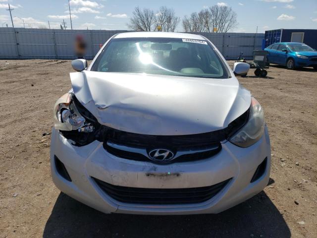 KMHDH4AE9DU555468 - 2013 HYUNDAI ELANTRA GLS SILVER photo 5