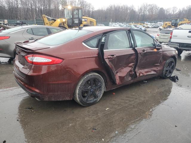 3FA6P0H7XGR101490 - 2016 FORD FUSION SE BURGUNDY photo 3