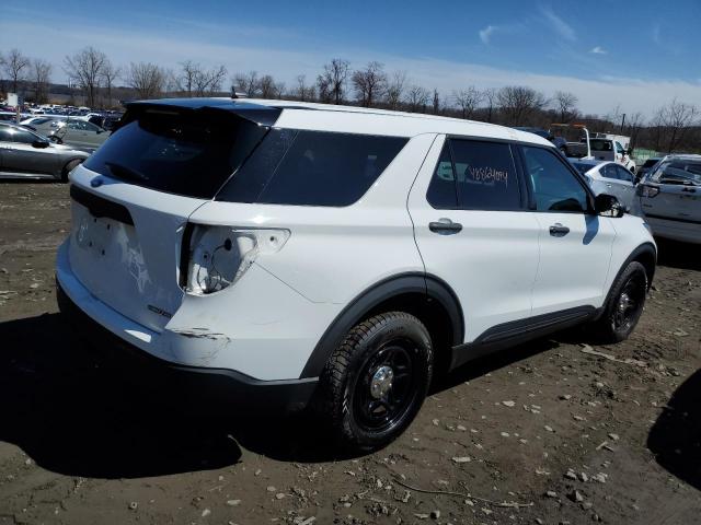 1FM5K8AW9NNA02580 - 2022 FORD EXPLORER POLICE INTERCEPTOR WHITE photo 3